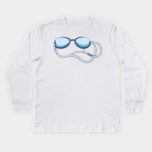 Swim Goggles Kids Long Sleeve T-Shirt